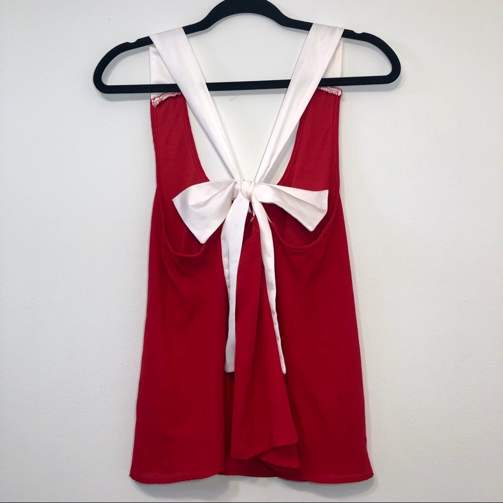 🌹Altar'd State Bow Back Tank Top Blouse